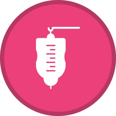 Tıbbi damla dolu çok renkli arka plan simgesi