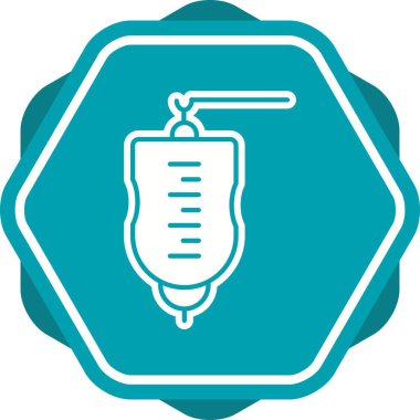 Tıbbi damla dolu çok renkli arka plan simgesi