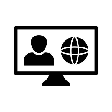 Haber Glyph Siyah Simge