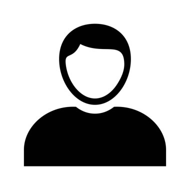 Profil Glyph Siyah Simge