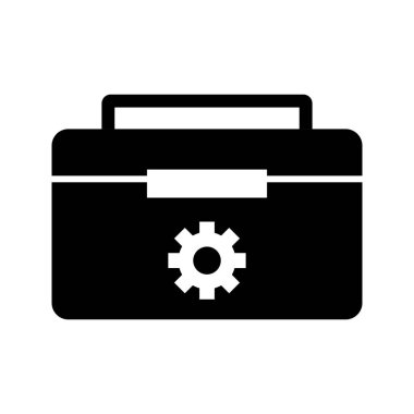 araç kutusu Glyph Siyah Simge