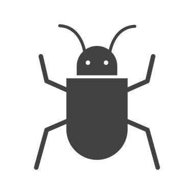 Hata Glyph Siyah Simge