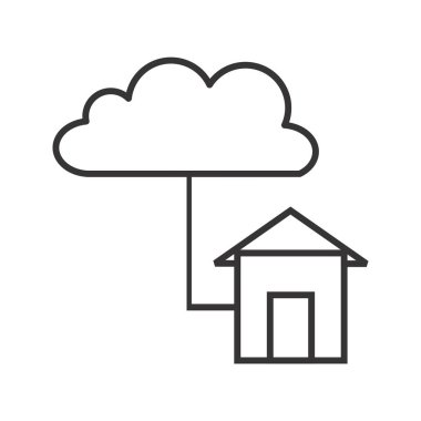 Bağlantı Hattı Siyah Simge