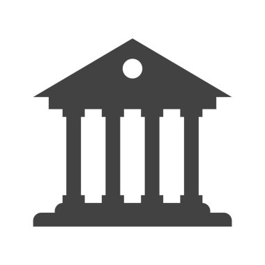 Banka Glyph Siyah Simge