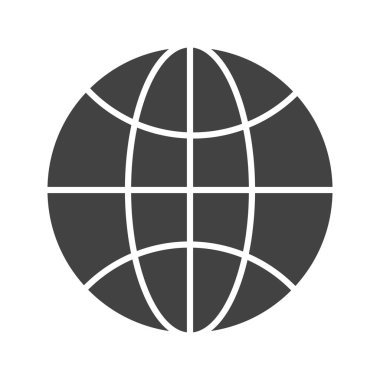 Tarayıcı Glyph Siyah Simge