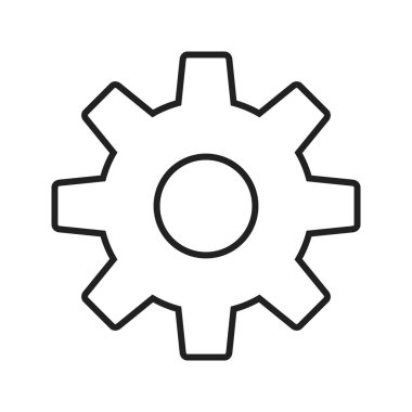 Ayar Çizgisi Siyah Simge