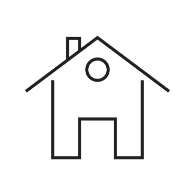 Ev Hattı Siyah Simge