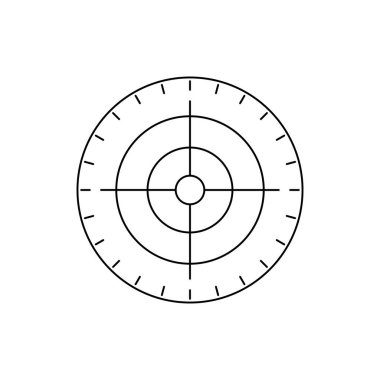 Hedef Satır Siyah Simge