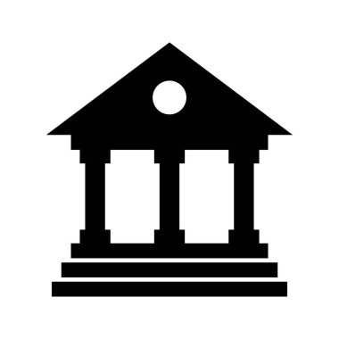 Banka Glyph Siyah Simge