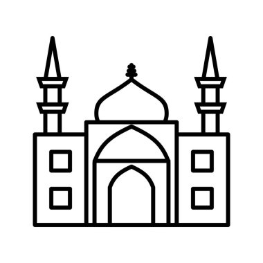 Cami Hattı Siyah Simge