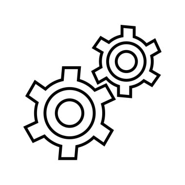 Ayar Çizgisi Siyah Simge