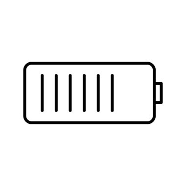 güzel pil hattı siyah simge