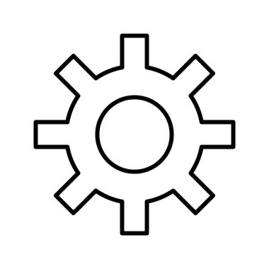 Güzel ayarlar satırı siyah simgesi