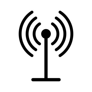 Güzel Gprs glyph siyah simgesi