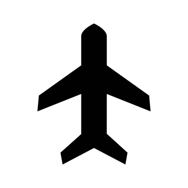 Krásná ikonka s piktogramy v režimu letounu — Stockový vektor