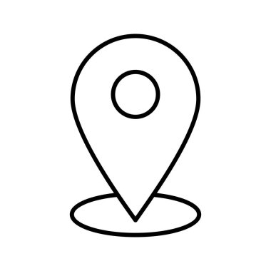 Konum Satırı Siyah Simge