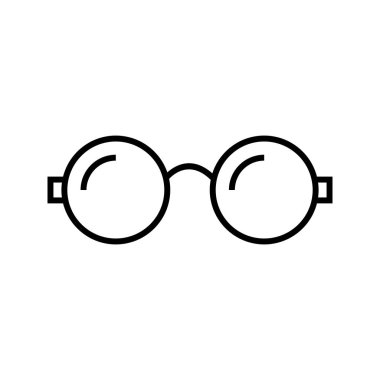 Gözlük Hattı siyah simgesi