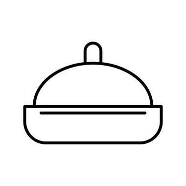 Güzel Akşam Yemeği Hattı siyah simge