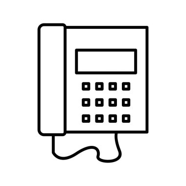 Güzel Telefon Hattı siyah simgesi