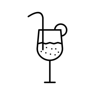 Güzel İçecek Hattı siyah simgesi