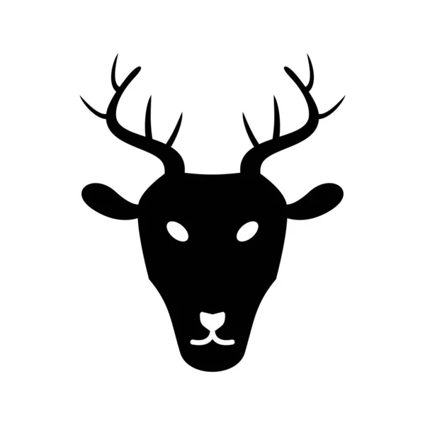 Divoký živočich černá ikona-piktogram — Stockový vektor