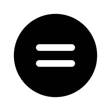 Sembol glyph siyah simgesine eşit güzel