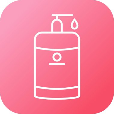 Güzel el yıkama vektör çizgisi simgesi