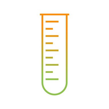 Güzel test tüpü satır simgesi