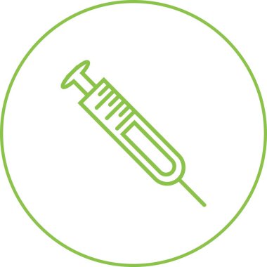 Güzel Şırınga vektör satırı simgesi