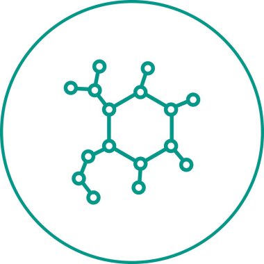 Beautigul bilim vektör çizgi simgesi