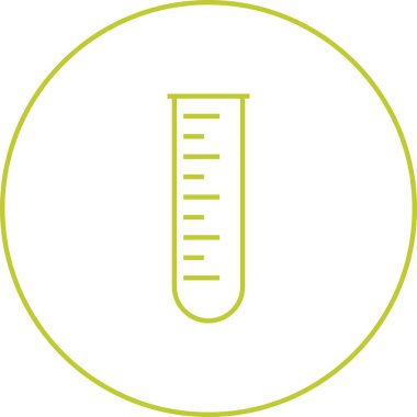 Güzel test tüpü satır simgesi