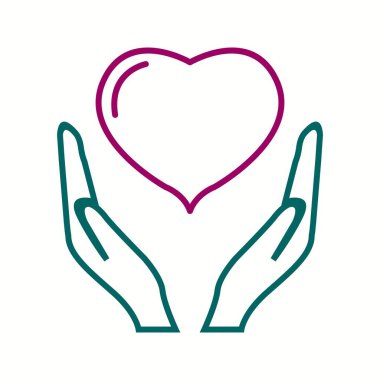 Güzel Hareket vektör satırı simgesi