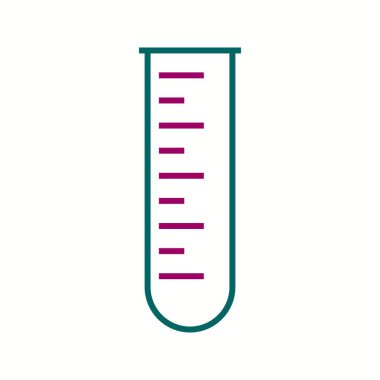 Güzel test tüpü satır simgesi