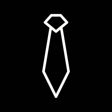 Güzel Kravat vektör satırı simgesi