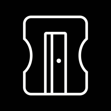 Güzel Keskinleyici vektör satırı simgesi