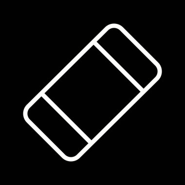 Güzel Silgi vektör satırı simgesi