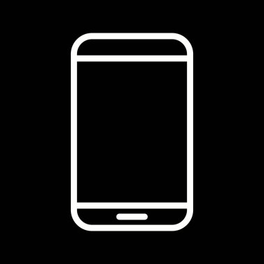 Güzel Smartphone vektör satırı simgesi