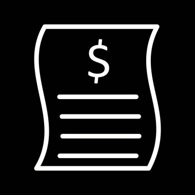 Güzel Banka raporu vektör satırı simgesi