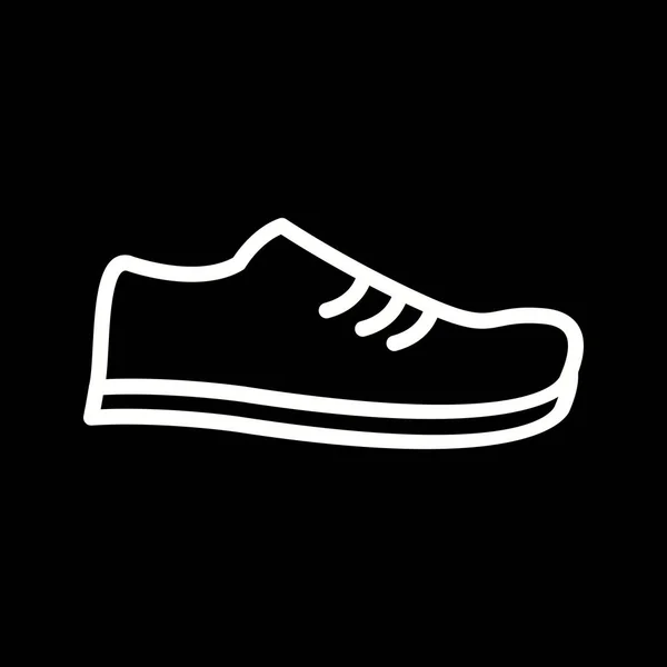 Beautiful Shoe vector line icon — Stock Vector