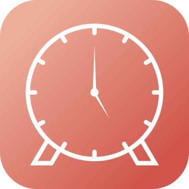 Güzel Saat vektör satırı simgesi