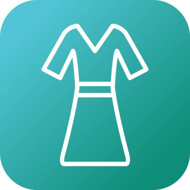 Güzel Bez vektör satırı simgesi