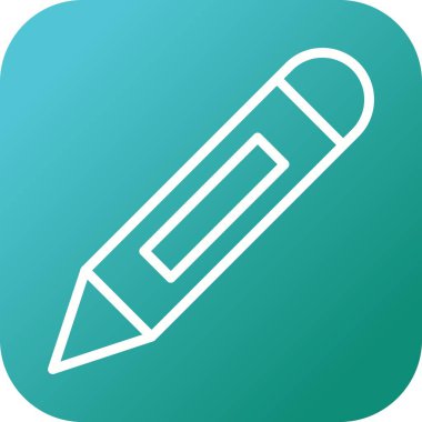 Güzel Kalem vektör satırı simgesi