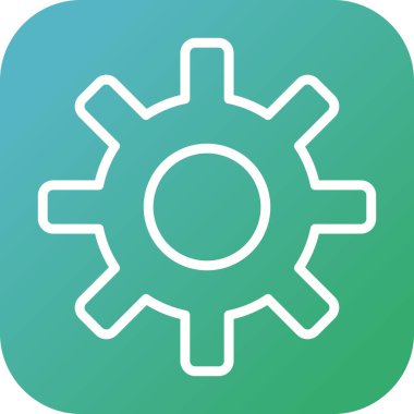 Güzel Ayarlar vektör satırı simgesi