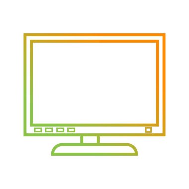 Güzel Ekran vektör satırı simgesi