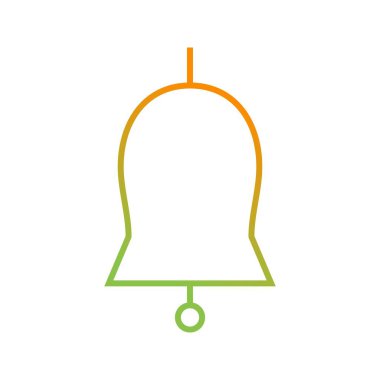 Güzel Bell vektör satırı simgesi