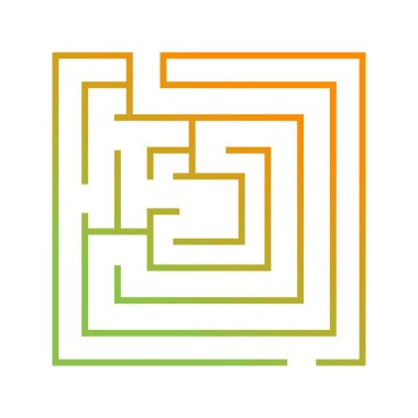 Güzel Labirent vektör satırı simgesi