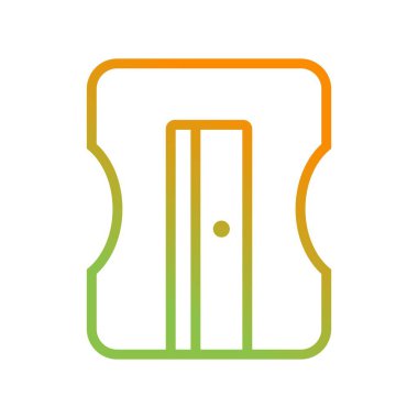 Güzel Keskinleyici vektör satırı simgesi