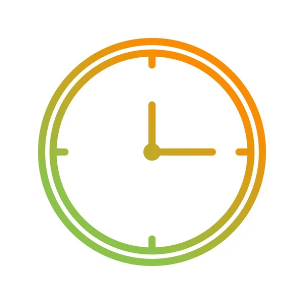 Hermoso icono de línea vectorial Reloj — Archivo Imágenes Vectoriales