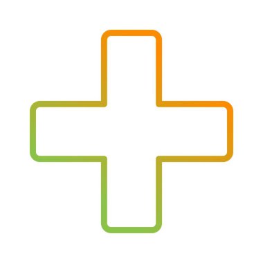 Beautiful Plus vektör satırı simgesi