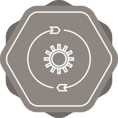 Güzel Ayarlar vektör satırı simgesi